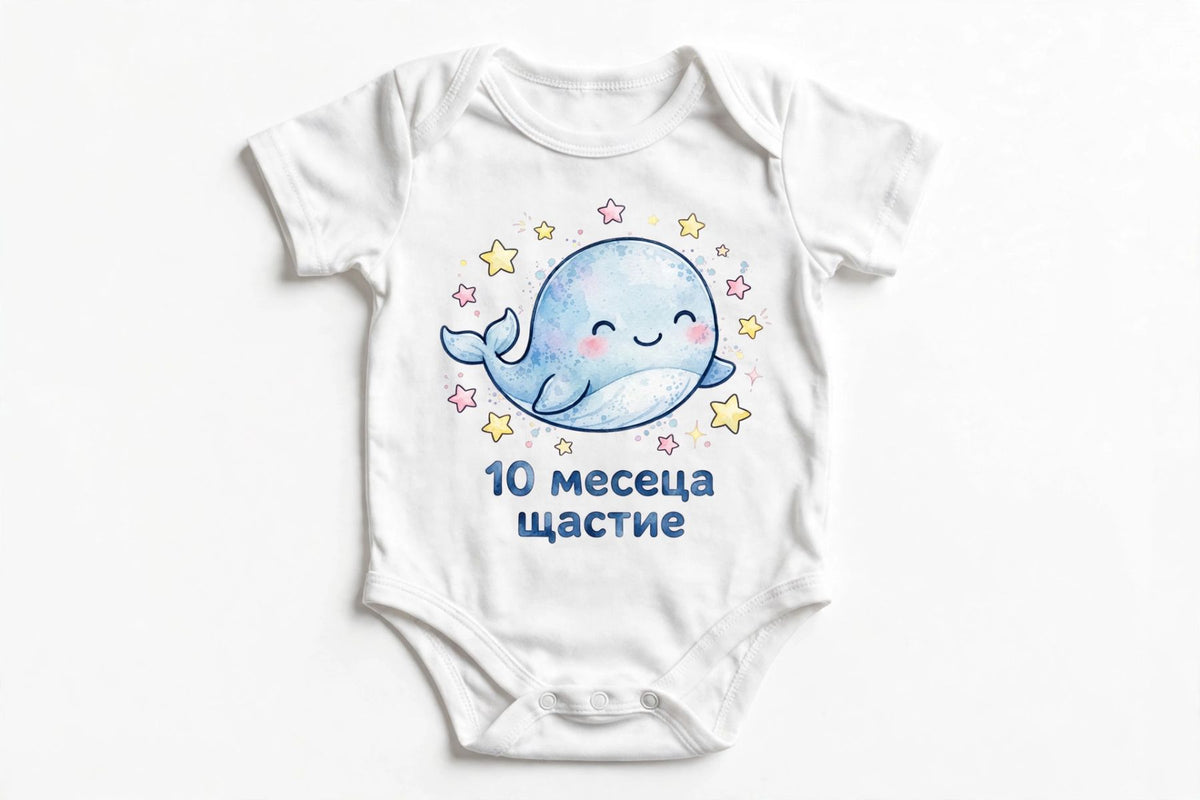 Бебешко боди — Щастие по месеци